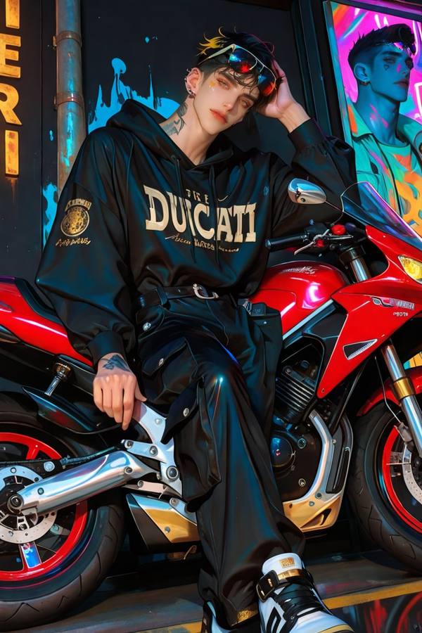 AI-generated image analyzed by PromptLens