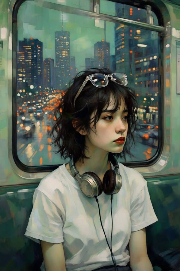 AI-generated image analyzed by PromptLens