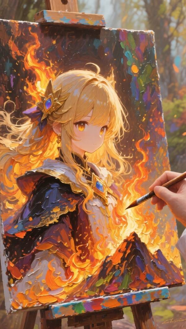 AI-generated image analyzed by PromptLens