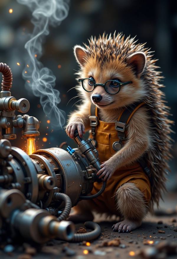 AI-generated image analyzed by PromptLens