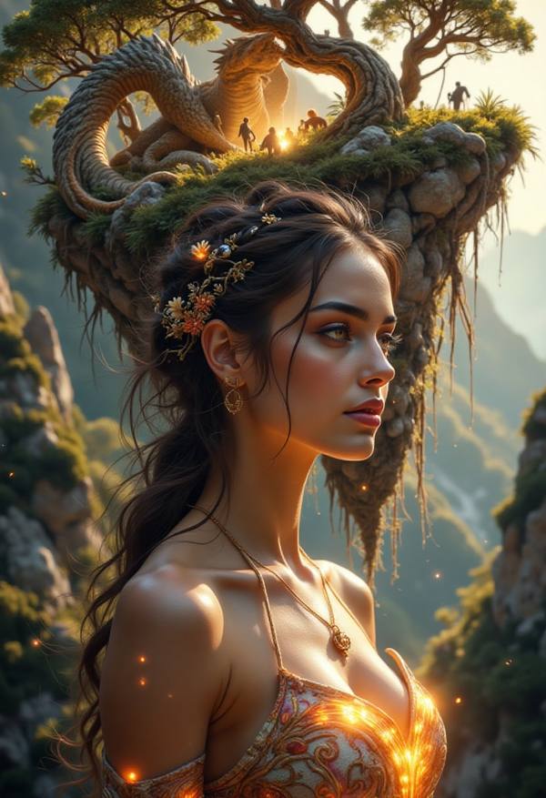 AI-generated image analyzed by PromptLens