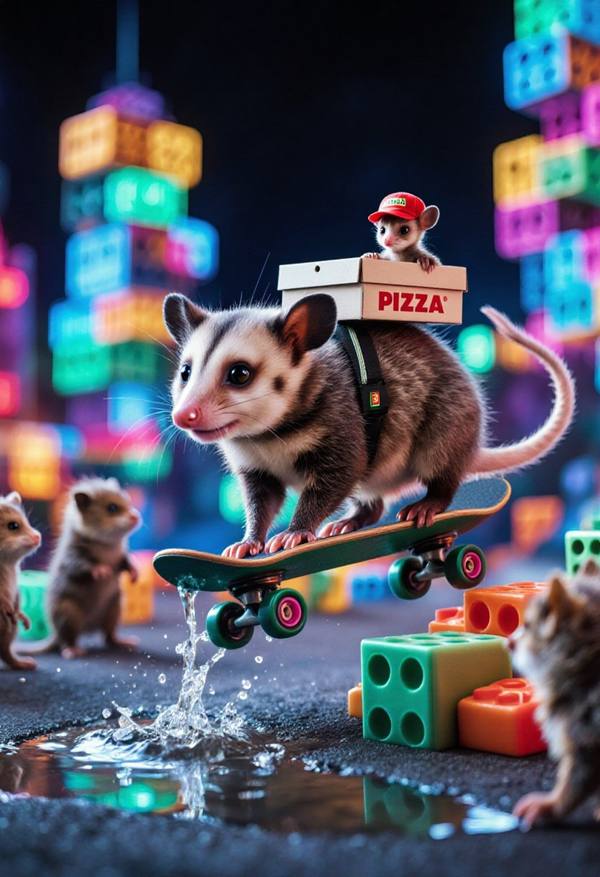 AI-generated image analyzed by PromptLens