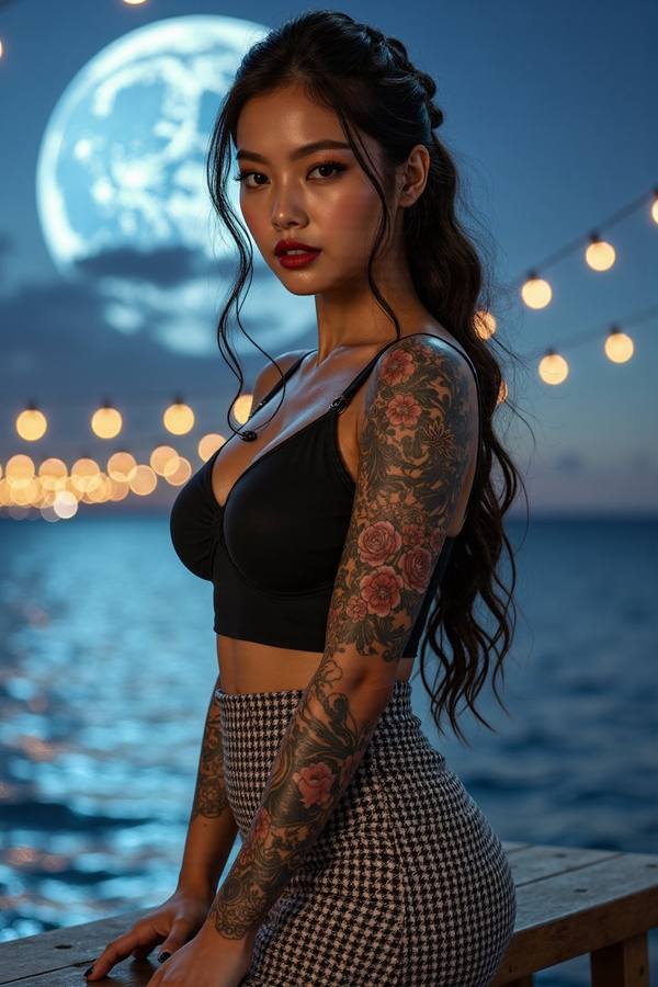 AI-generated image analyzed by PromptLens