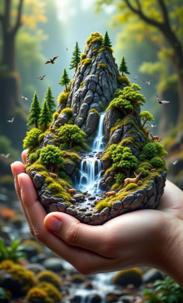 AI-generated image analyzed by PromptLens