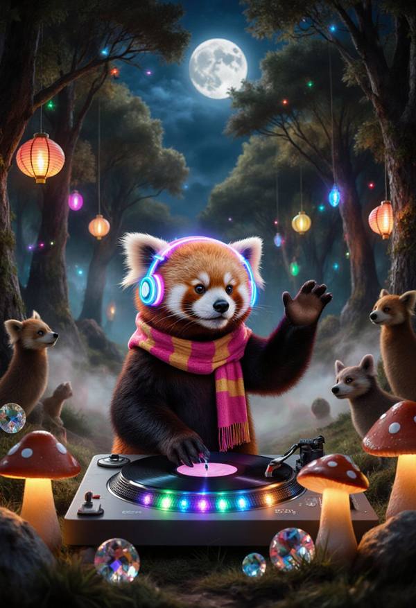 AI-generated image analyzed by PromptLens