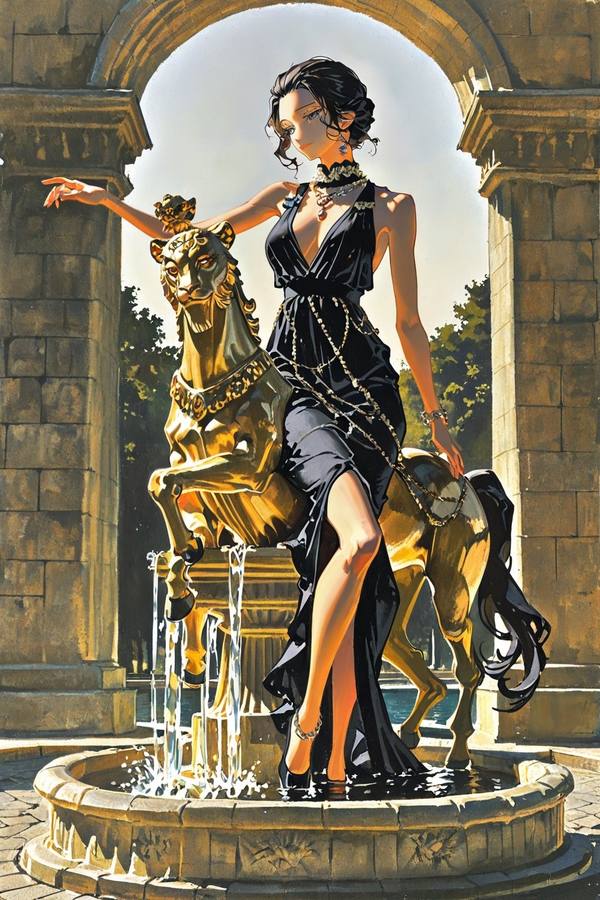 AI-generated image analyzed by PromptLens