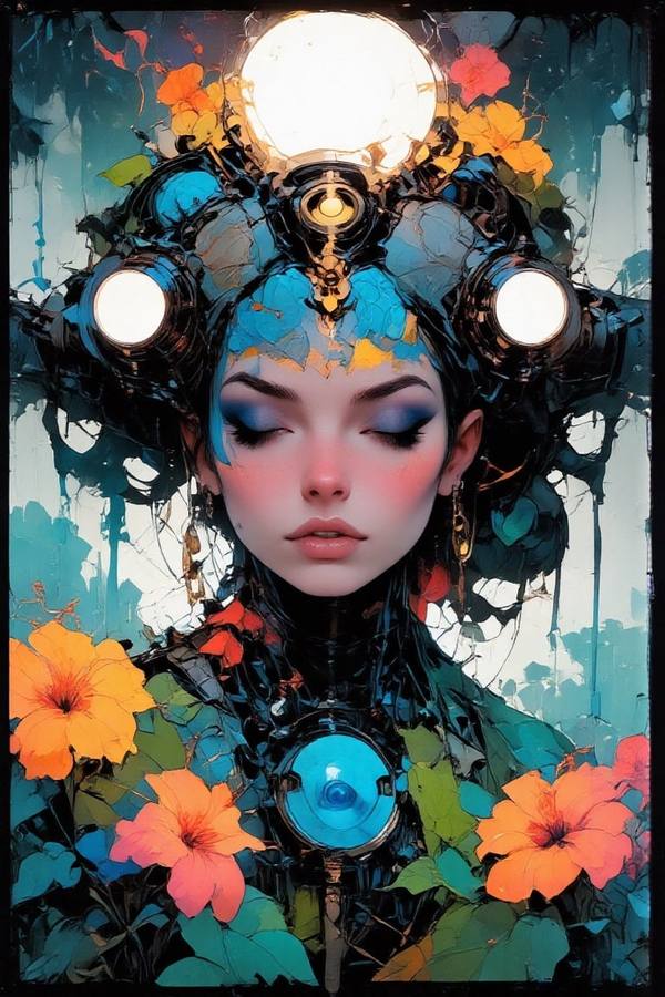 AI-generated image analyzed by PromptLens