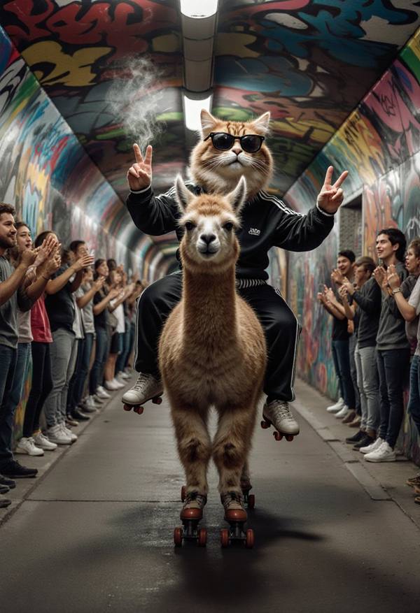 AI-generated image analyzed by PromptLens