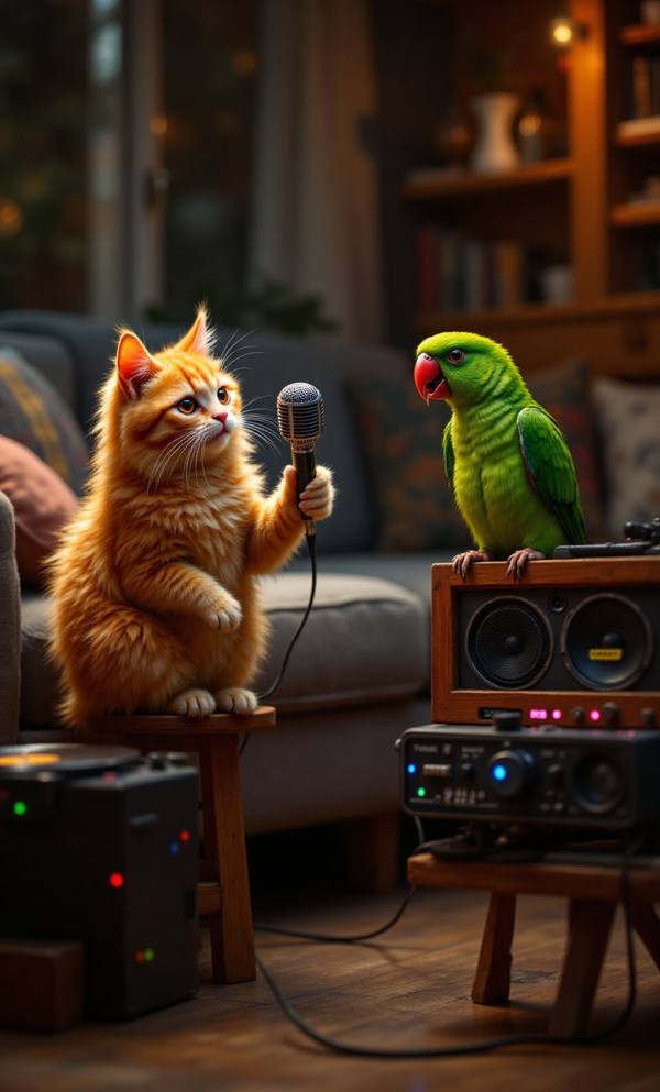 AI-generated image analyzed by PromptLens