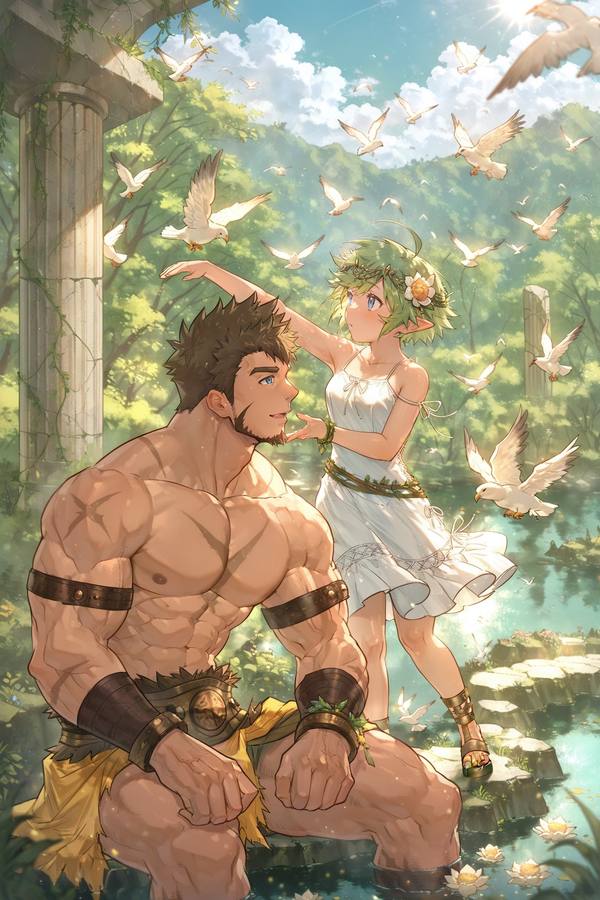 AI-generated image analyzed by PromptLens