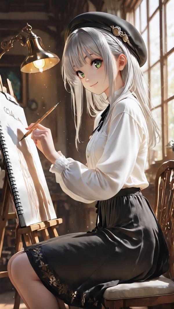 AI-generated image analyzed by PromptLens