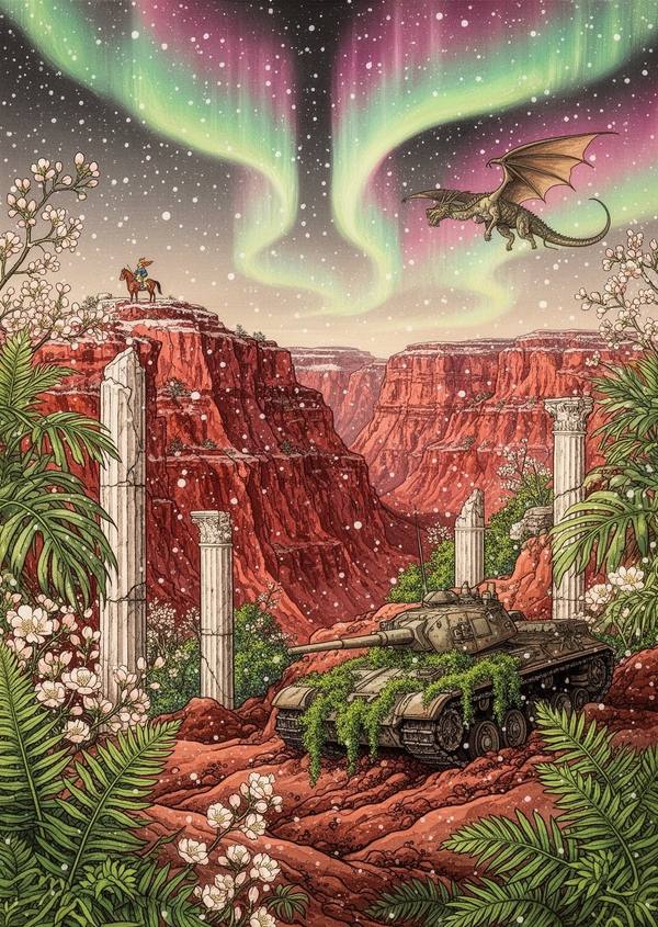 AI-generated image analyzed by PromptLens