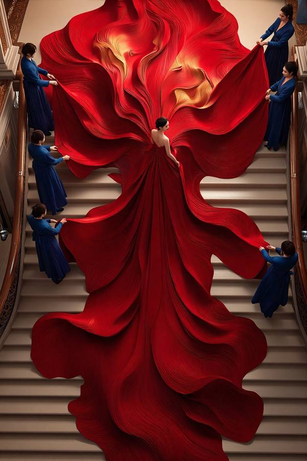 AI-generated image analyzed by PromptLens