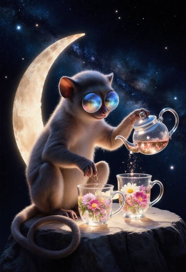 AI-generated image analyzed by PromptLens