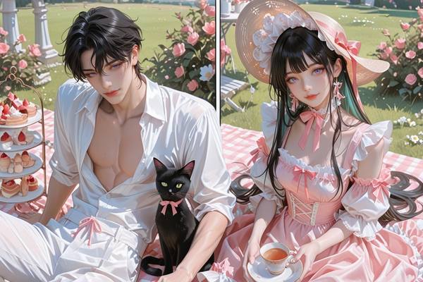 AI-generated image analyzed by PromptLens