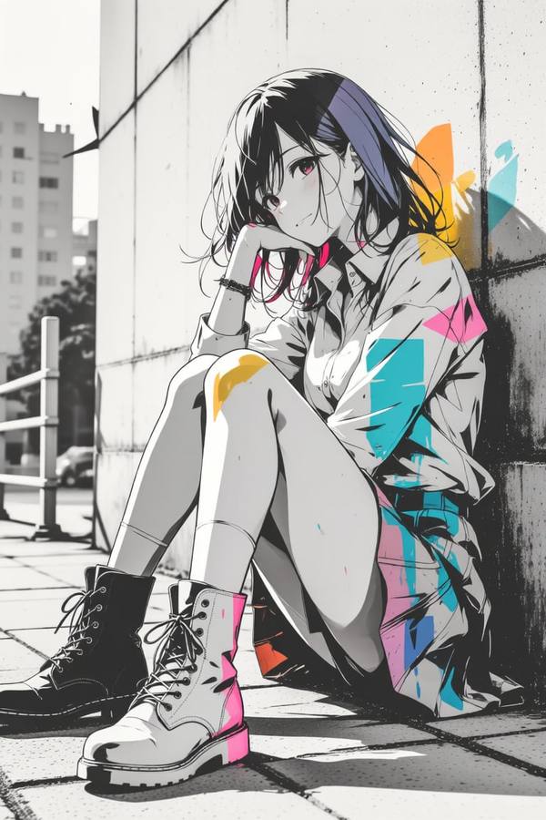 AI-generated image analyzed by PromptLens