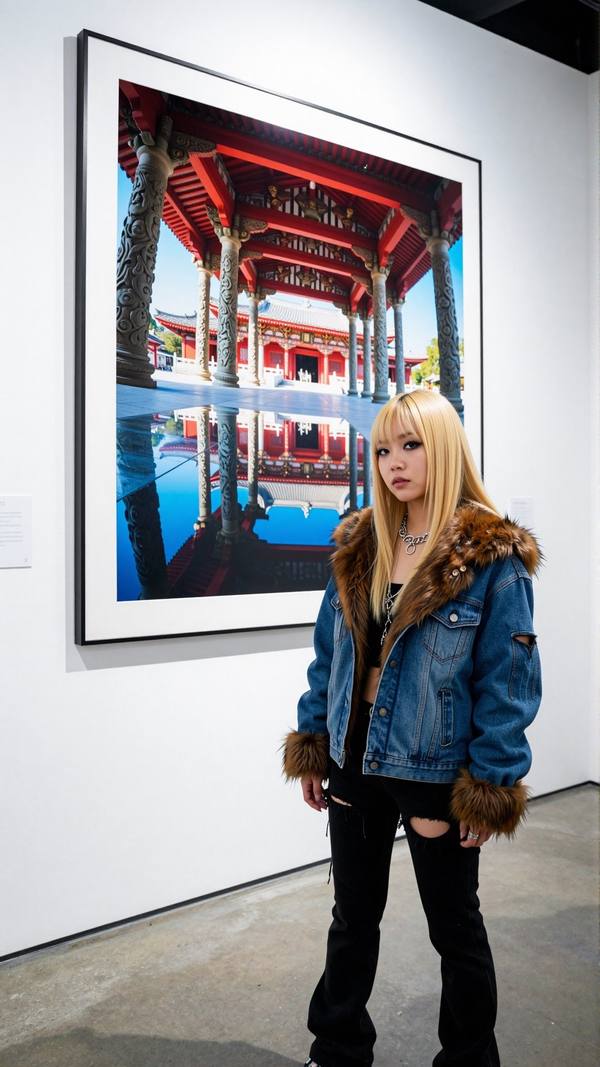 AI-generated image analyzed by PromptLens