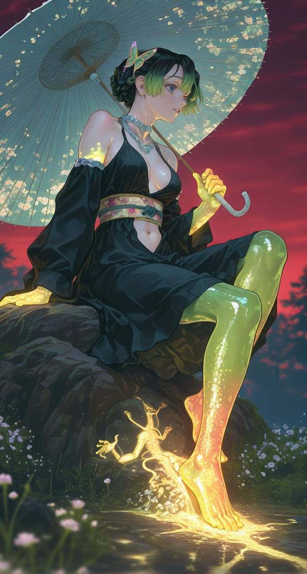 AI-generated image analyzed by PromptLens