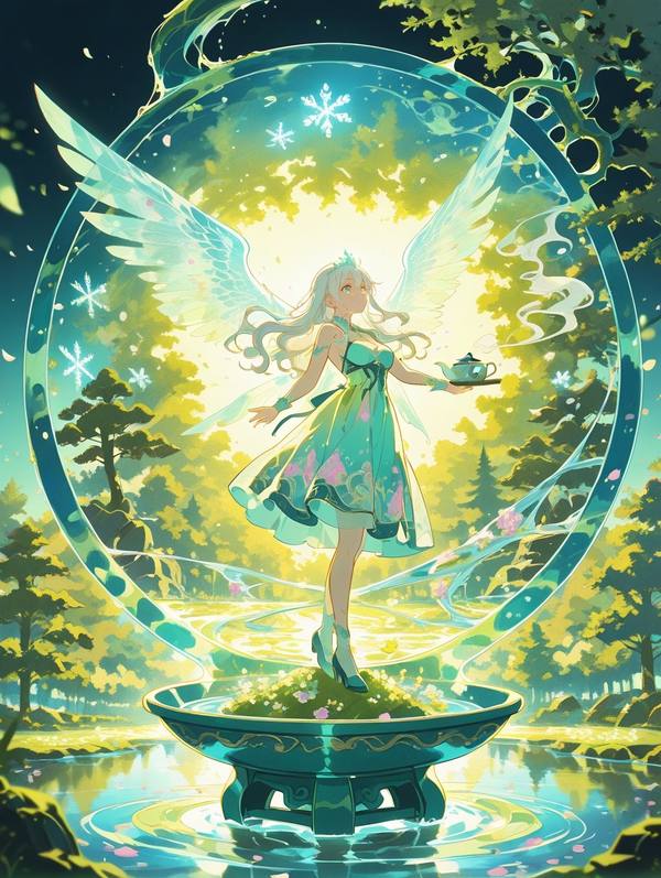 AI-generated image analyzed by PromptLens