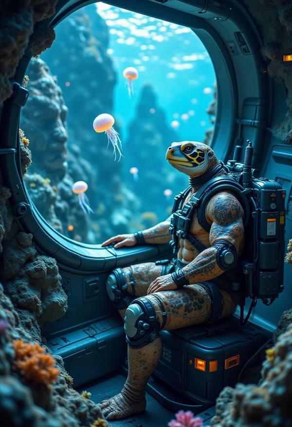 AI-generated image analyzed by PromptLens