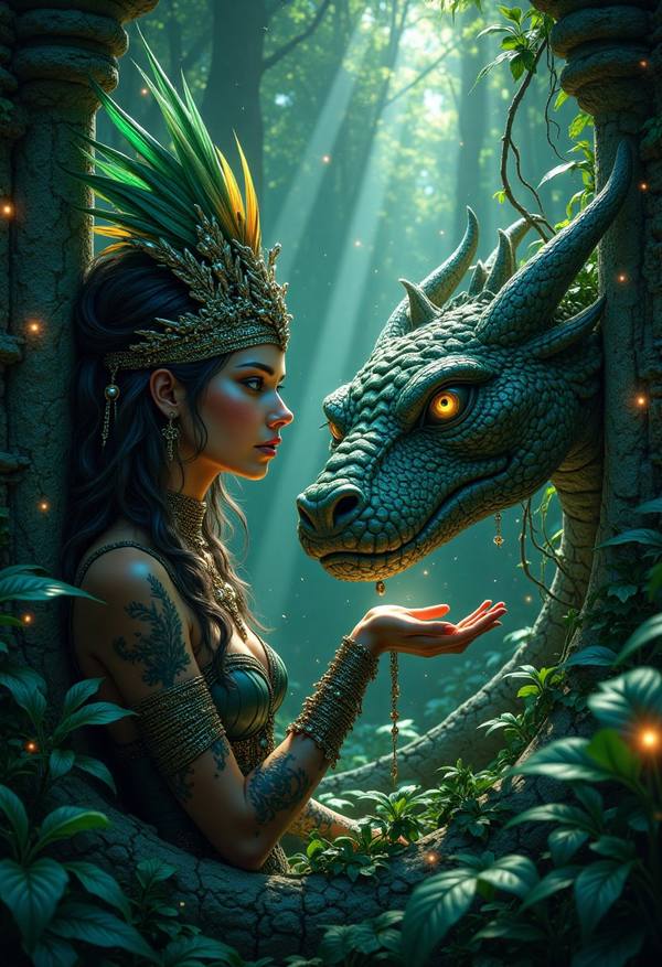 AI-generated image analyzed by PromptLens