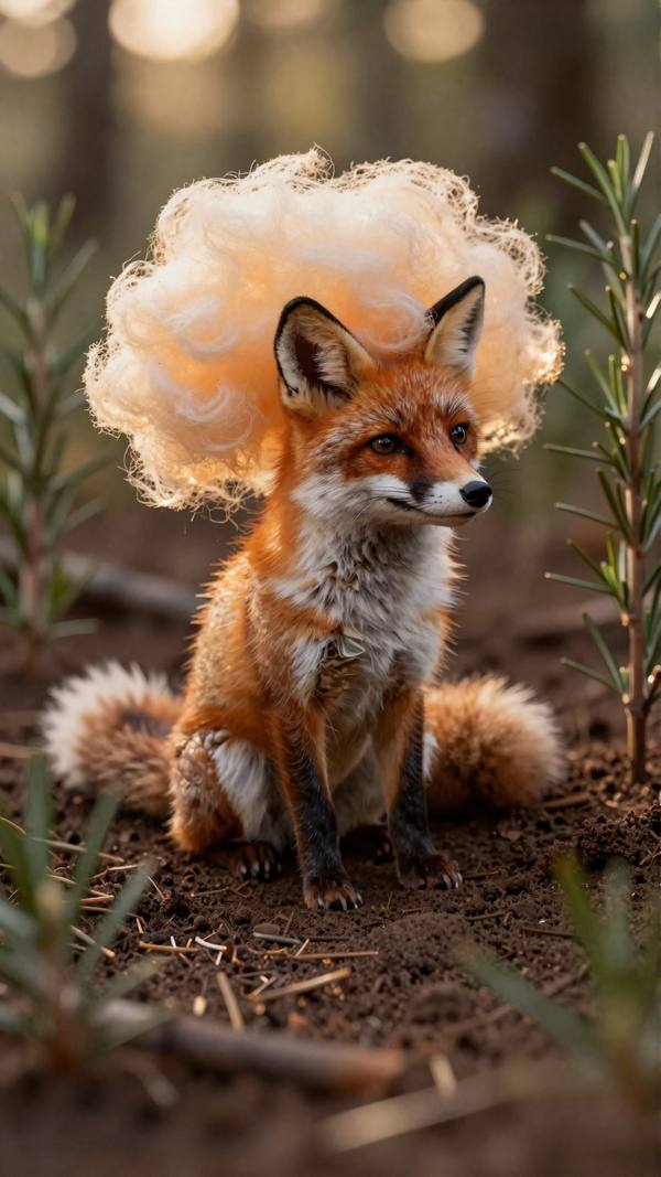 AI-generated image analyzed by PromptLens