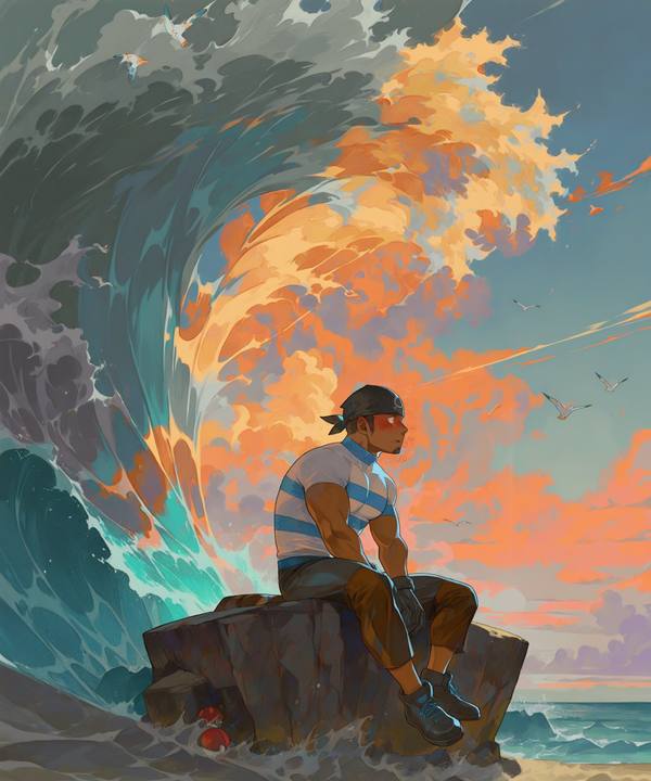 AI-generated image analyzed by PromptLens