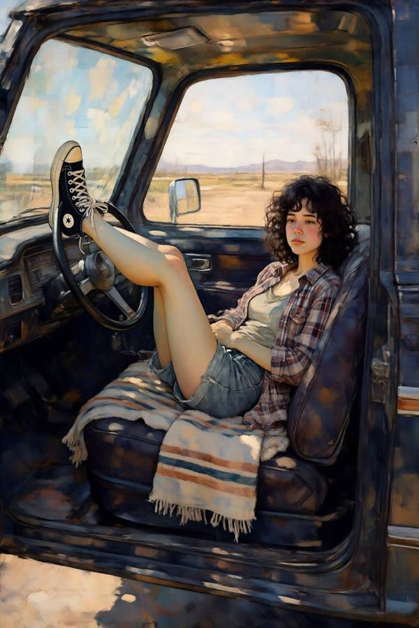 AI-generated image analyzed by PromptLens