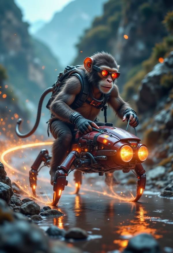 AI-generated image analyzed by PromptLens