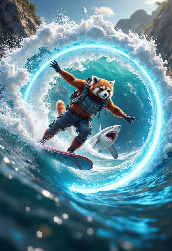 AI-generated image analyzed by PromptLens