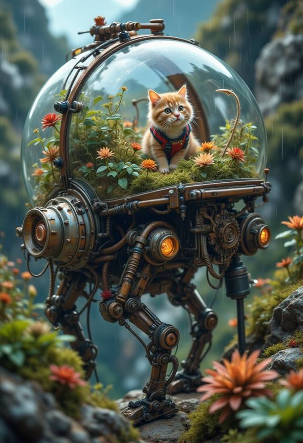 AI-generated image analyzed by PromptLens