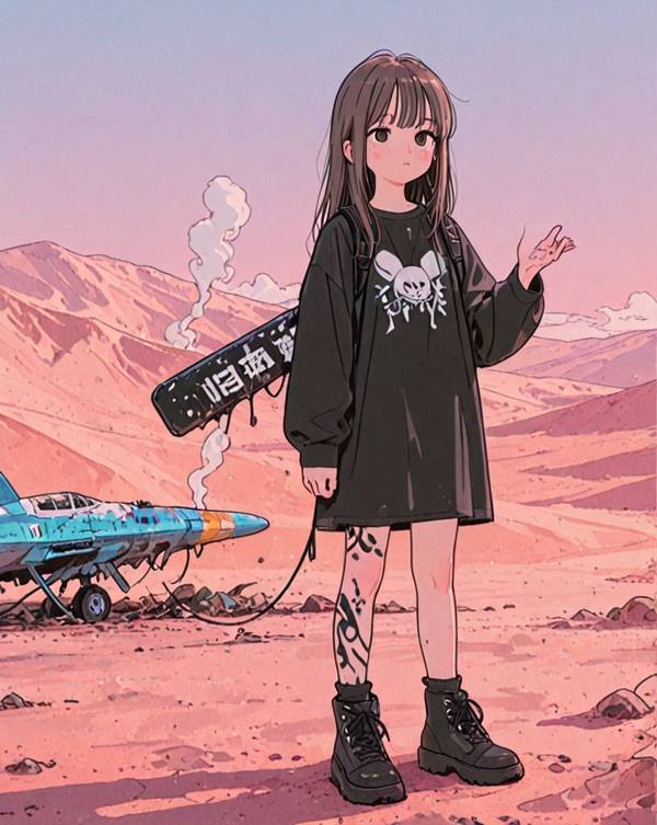 AI-generated image analyzed by PromptLens