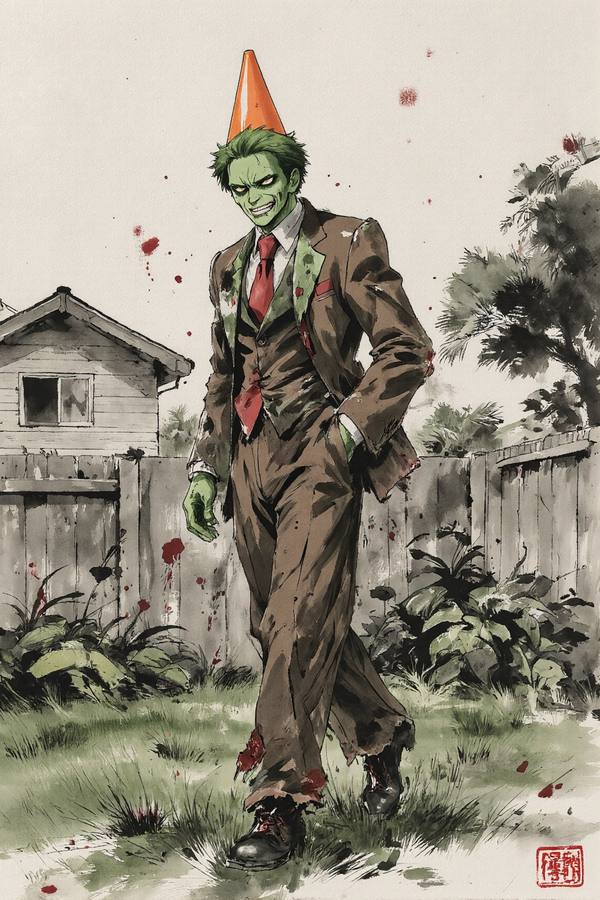 AI-generated image analyzed by PromptLens