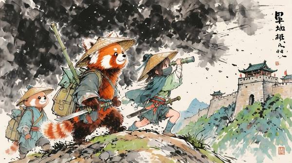 AI-generated image analyzed by PromptLens