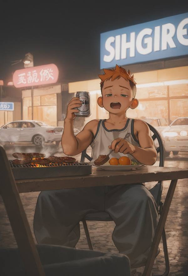 AI-generated image analyzed by PromptLens