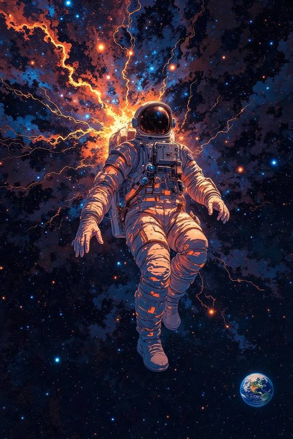 AI-generated image analyzed by PromptLens