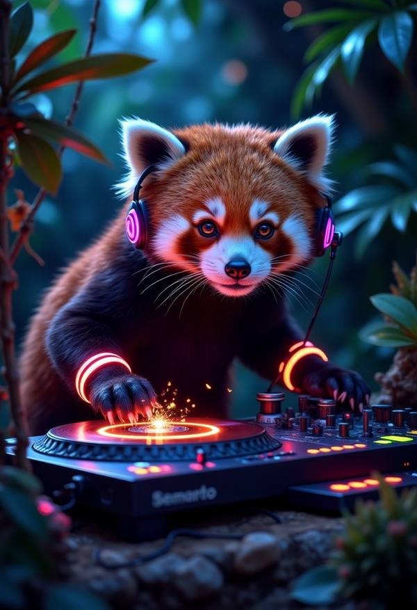 AI-generated image analyzed by PromptLens