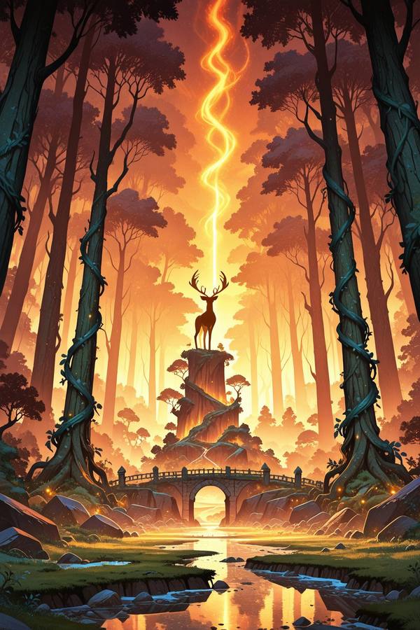 AI-generated image analyzed by PromptLens