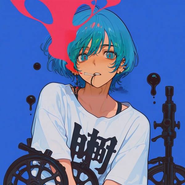 AI-generated image analyzed by PromptLens