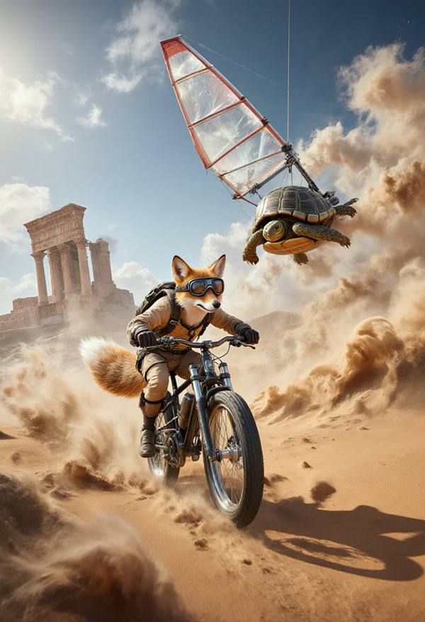 AI-generated image analyzed by PromptLens