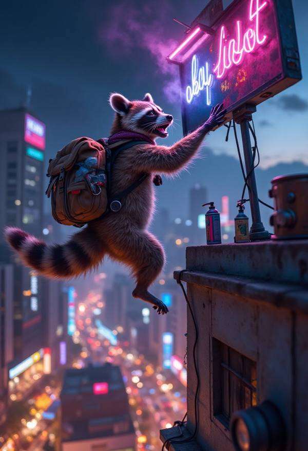 AI-generated image analyzed by PromptLens