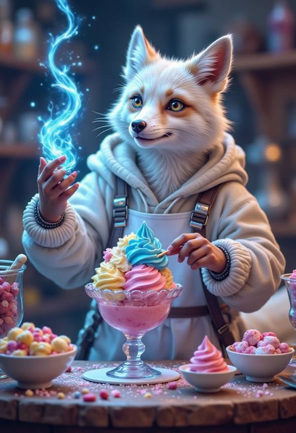 AI-generated image analyzed by PromptLens