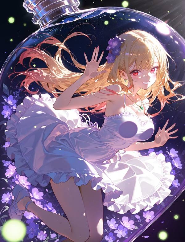 AI-generated image analyzed by PromptLens