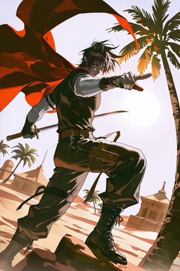 AI-generated image analyzed by PromptLens