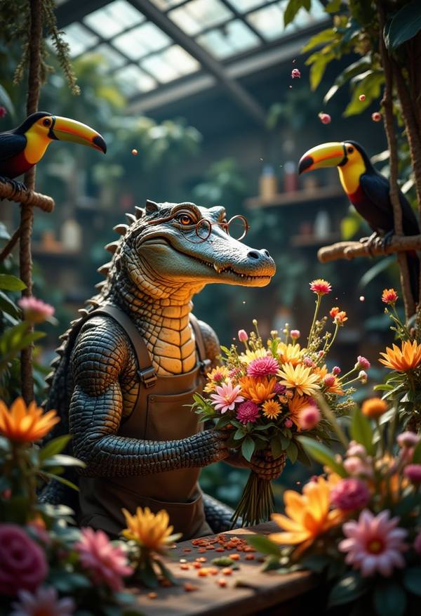 AI-generated image analyzed by PromptLens