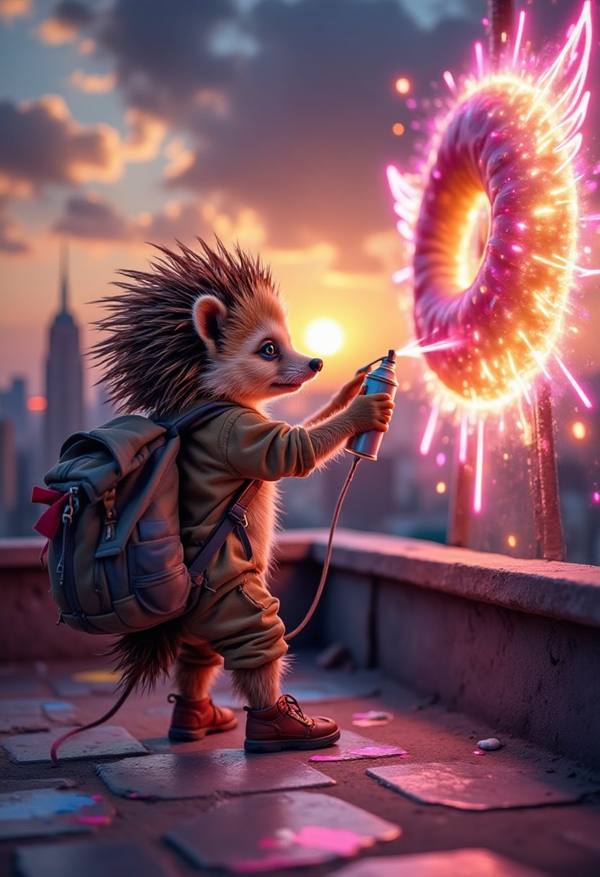 AI-generated image analyzed by PromptLens