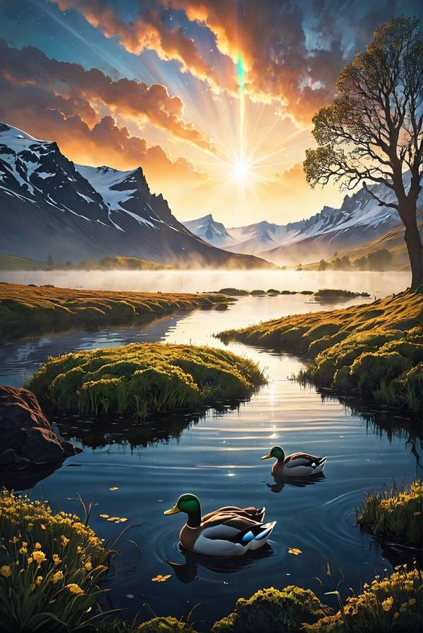 AI-generated image analyzed by PromptLens