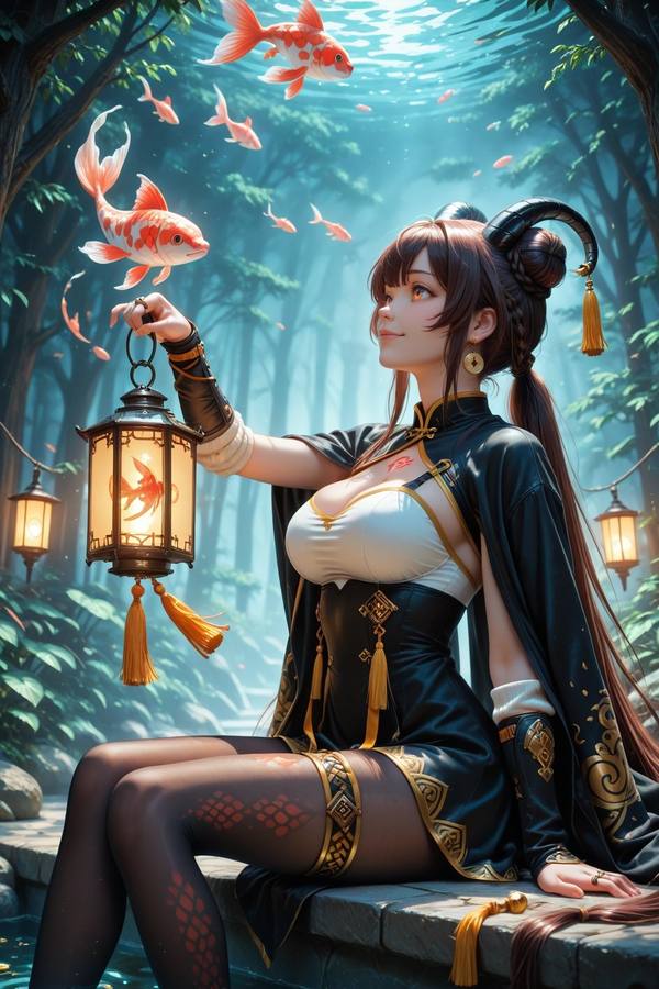 AI-generated image analyzed by PromptLens