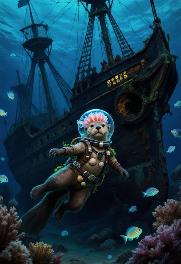 AI-generated image analyzed by PromptLens