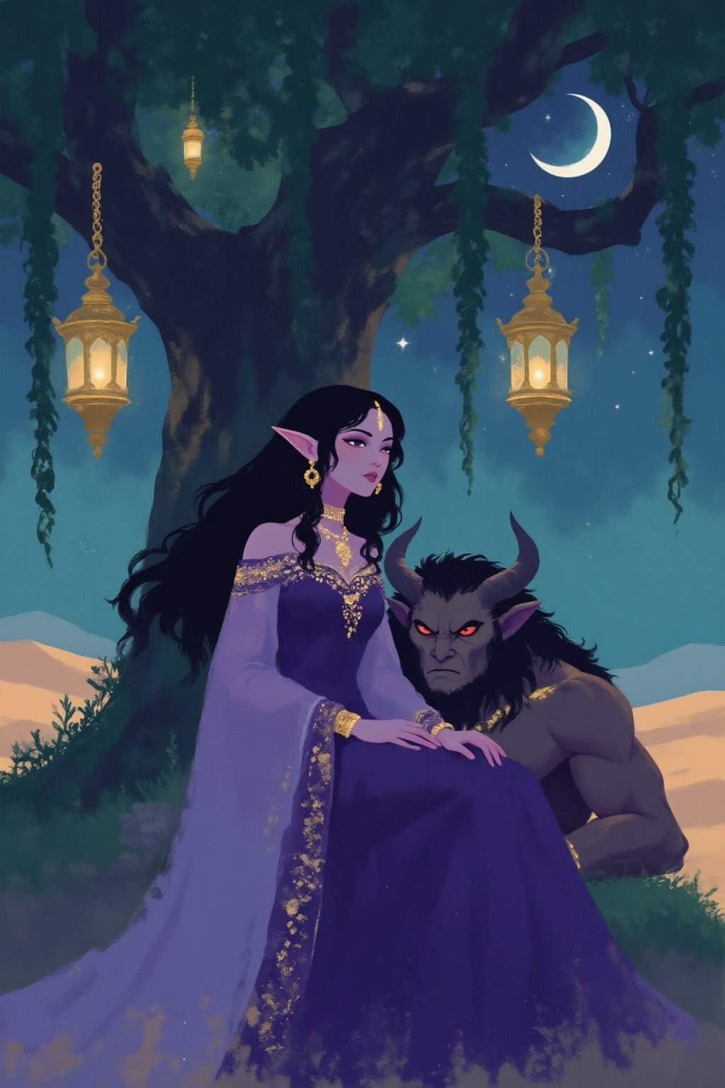 AI-generated image analyzed by PromptLens